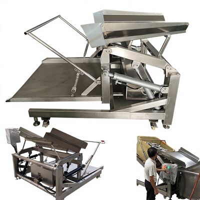 좋은 가격 ISO 무선 조림 새우 처리 절단기 자동 생선 올리기 기계 1000-1500kg 용량 380V 3200kg 온라인으로