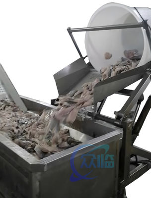 멀티스케인 2.2KW 어류 처리 장치, 산업용 연어 처리 장비