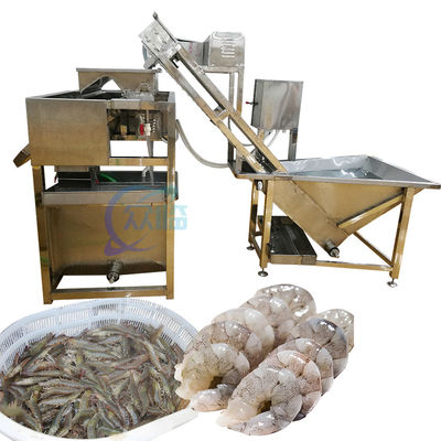 400-500KG/H 새우 청소 기계 실용적인 높은 효율성