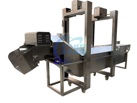 500-600KG/H 새우 요리 기계 PLC 터치 스크린으로 안정