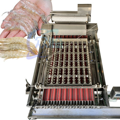 좋은 가격 터치 스크린 새우 껍질 벗기기 기계 멀티스케인 3000W 250-300KG/H 온라인