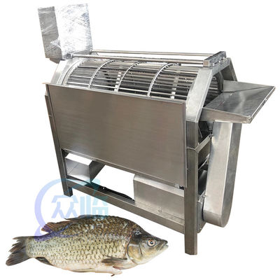 해산물 가공 공장 기계 및 장비 효율적으로 물고기의 껍질을 제거 티라피아 회전 드럼 유형의 생선 데컬러