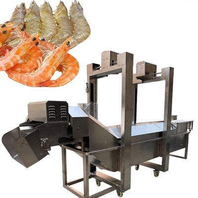 좋은 가격 ISO SUS304 다목적 새우 처리 기계 380V 새우 요리 터널 3.7KW 자동 블랜싱 기계 온라인