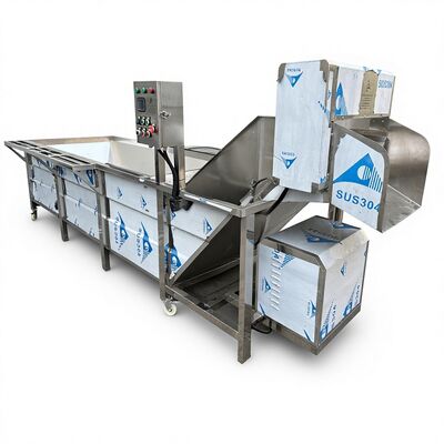 좋은 가격 조림 산업용 냉동 해산물 및 생선을 위한 자동 녹기 기계 4300x1500x1200mm 700-1500kg 용량 온라인