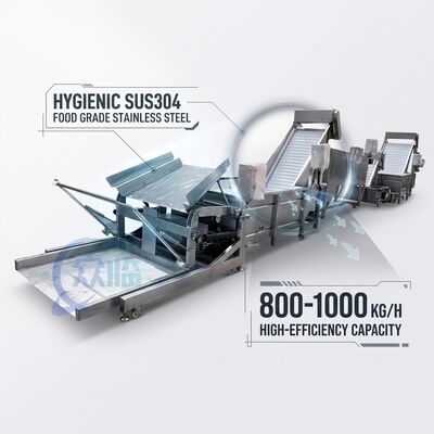 좋은 가격 스마트 새우 가공 장비 SUS316 2000-2500KG 2.2KW 50Hz 수산물 공장용 온라인