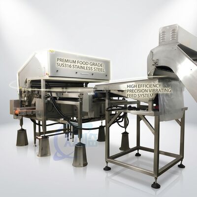 좋은 가격 스테인리스 스틸 새우 머리 제거기 SUS316L 500-800KG 5.5KW 60Hz 새우 가공 공장용 온라인