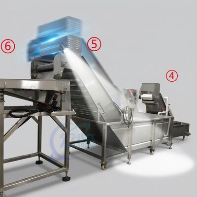 좋은 가격 최신 새우 가공 장비 SUS316 800-1000KG 7.5KW 50Hz 온라인