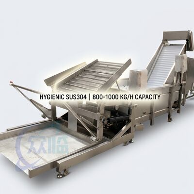 좋은 가격 가변 속도 새우 머리 제거 시스템 식품 등급 SUS304 500-800KG 11.7KW 415V 새우 가공 라인용 온라인