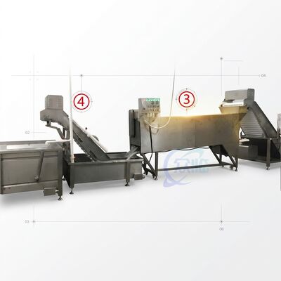 좋은 가격 고속 새우 머리 몸 분리기 식식 방지 SUS316 1200-1800KG 0.8KW 440V 온라인